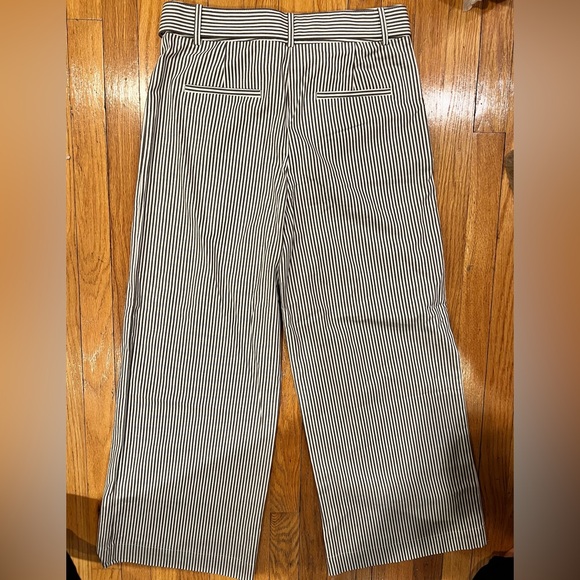 LOFT 8T striped pants with adjustable belt NWT - Picture 2 of 9